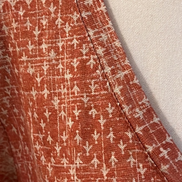 Caslon v- neckline linen short sleeve top - Picture 5 of 13